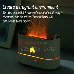Humidifier With Remote Control Flame Effect Original Quality