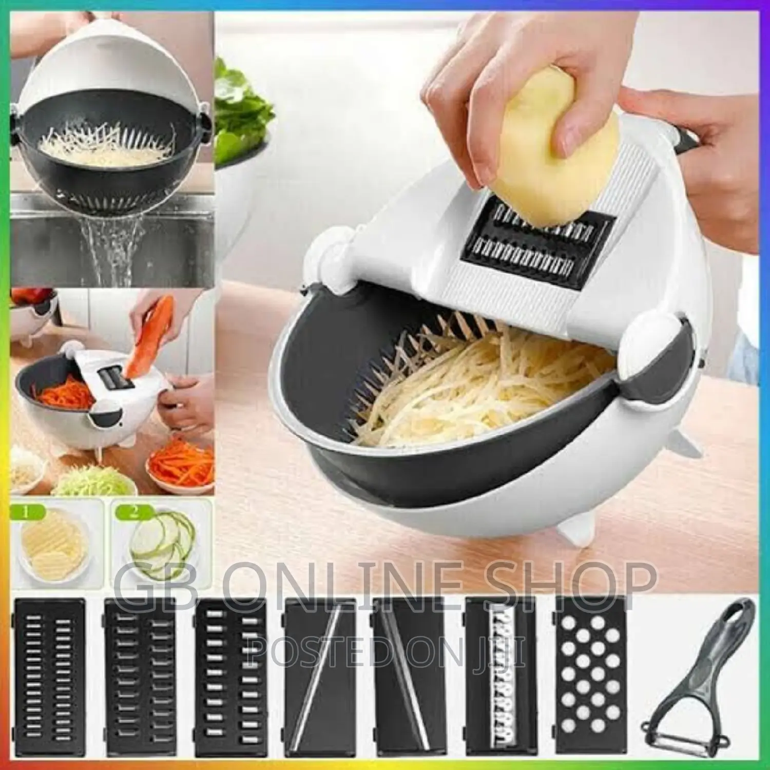 Wet Basket Vegetable Cutter