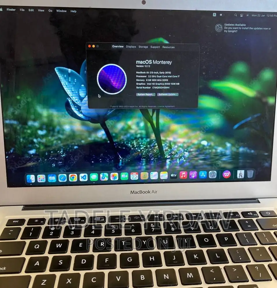 New Laptop Apple MacBook Air 2015 8GB Intel Core I7 SSD 256GB