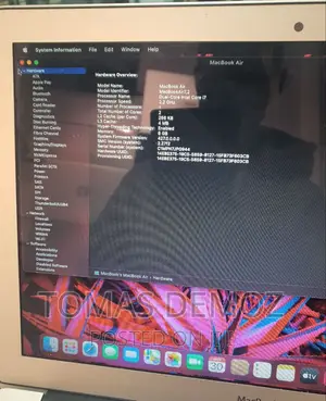 New Laptop Apple MacBook Air 2017 8GB Intel Core I7 SSD 256GB