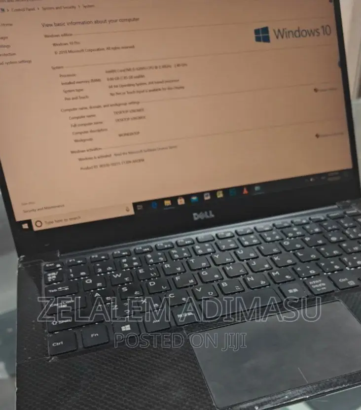 New Laptop Dell XPS 15 8GB Intel Core I5 SSD 256GB