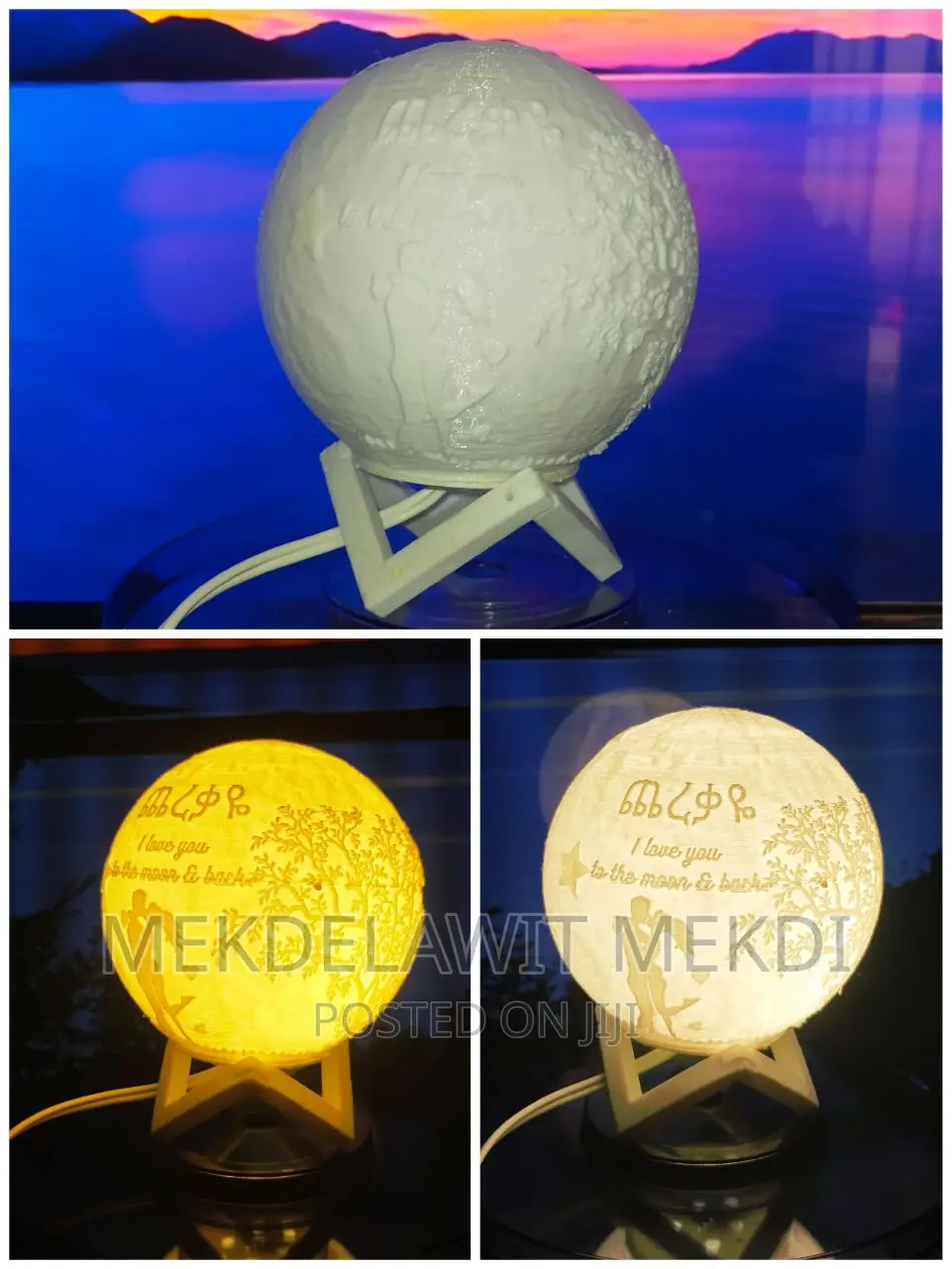 Custom Moon Lamps