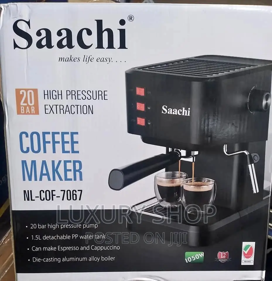 Saachi Coffee Maker With High Bar Pressure Pump Nl-Cof-7067