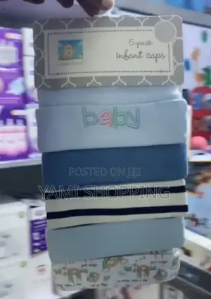 Photo - 5pcs ኮተን ኮፍያ