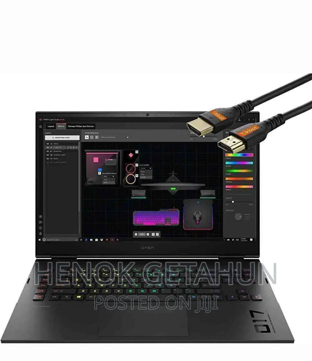 New Laptop HP Omen 17 16GB Intel Core I7 SSD 2T