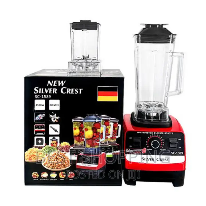 Silver Crest Commercial Blender Heavy Blender 2 in 1