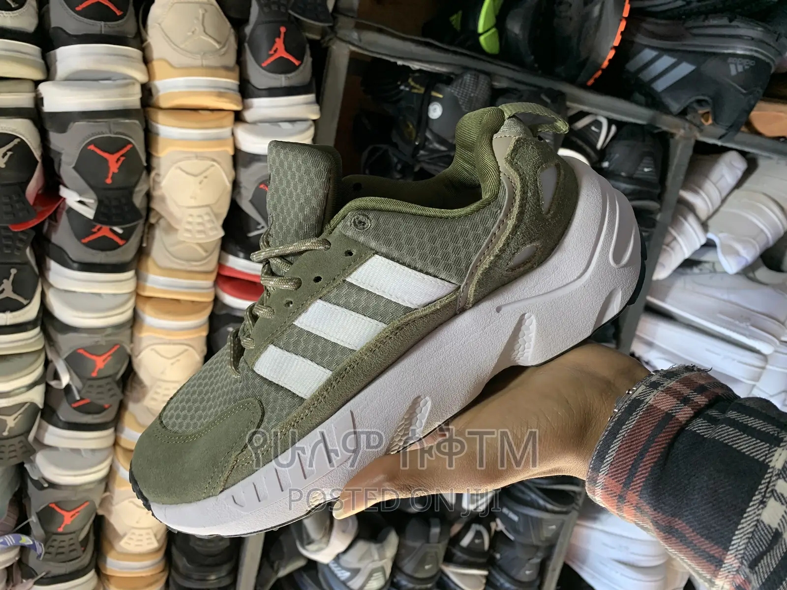 Original Adidas Zx ‘Lemon Green’ Men’S Running Shoes