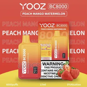 Photo - Yooz 8000 Puff Vape With Battery Indicator