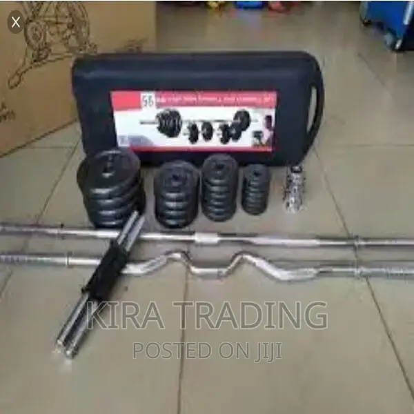 ዘመናዊ ዳምፔል እና ባርቤል 55 Kg 50kg