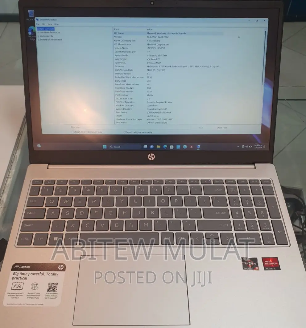 New Laptop HP Pavilion 15 16GB AMD Ryzen 5 SSD 256GB