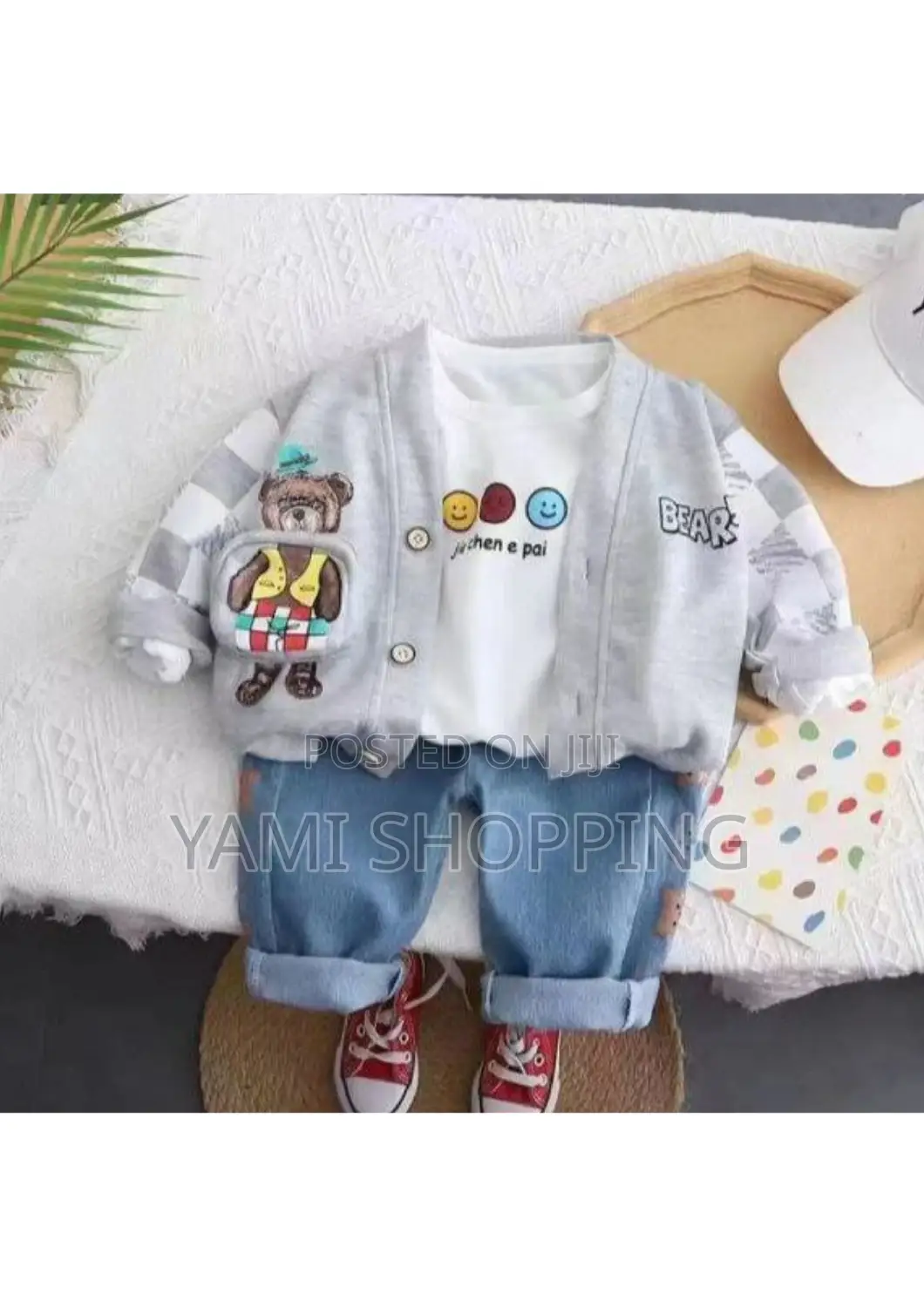 3 Piece Set Sweater, T-Shirt and Pant