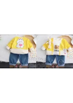 3 Piece Set Sweater, T-Shirt and Pant