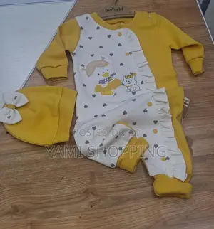 Photo - Maibella Organic Cotton Turkey Jumpsuit and Hat Set