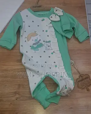 Photo - Maibella Organic Cotton Turkey Jumpsuit and Hat Set