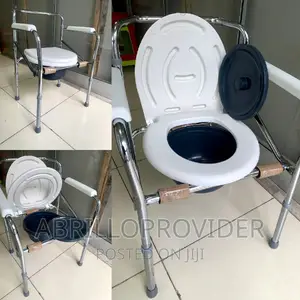Photo - Toilet ~Chair|Commode Chair|Folding Chair|Elderly Seat Chair