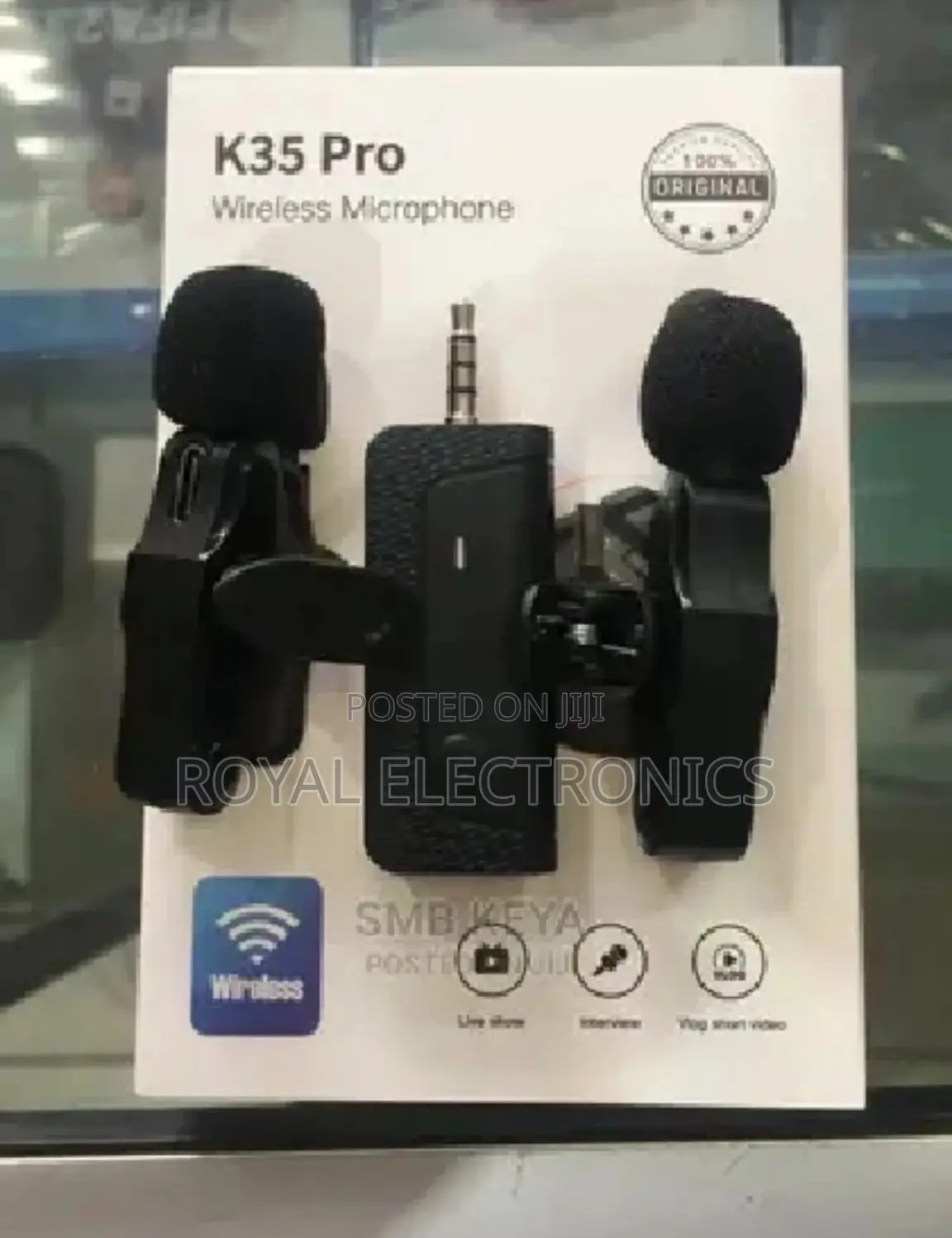 Pro Wireless Lavalier Noise Reduction Microphone Mic