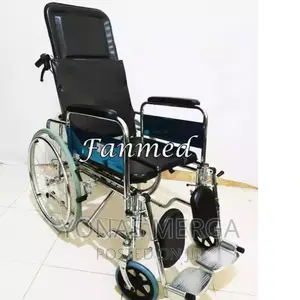 Bed/Toilet Wheelchair POWDER COATED Chassis Rear Mag Wheel