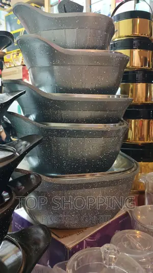 Original H.K Granite 5 in 1 Casserole(Cookware)ድስት