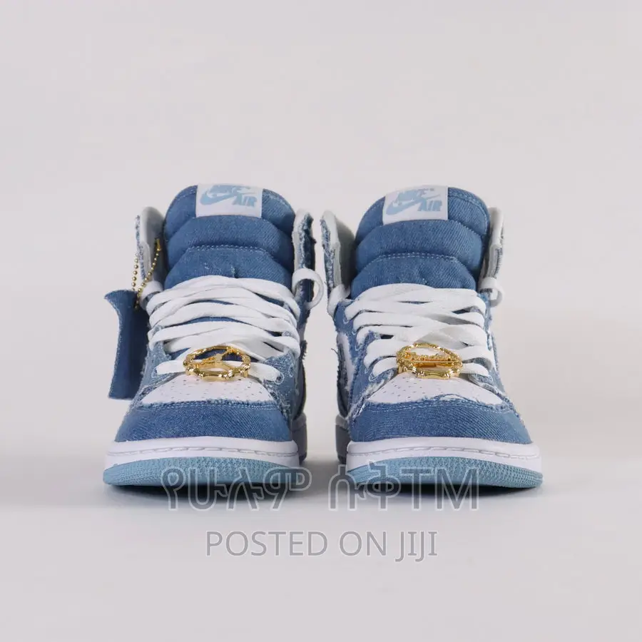 Original Air Jordan 1 High Og Denim Shoes