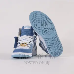 Original Air Jordan 1 High Og Denim Shoes