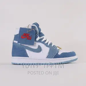 Original Air Jordan 1 High Og Denim Shoes
