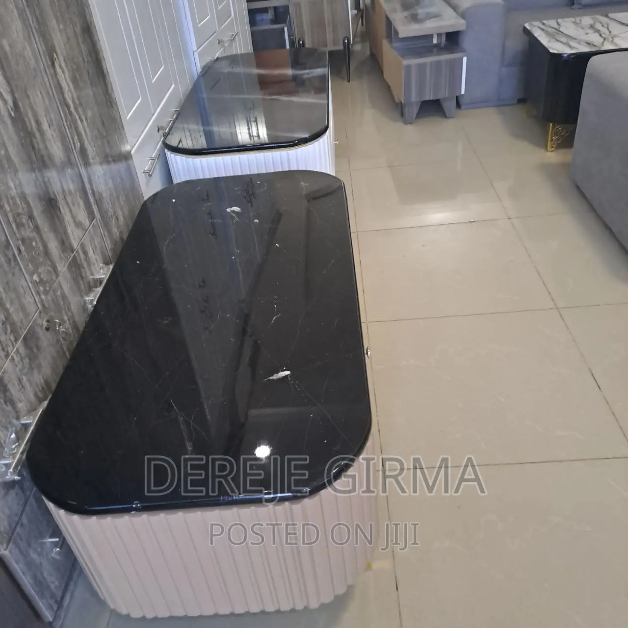 1,20cm ኢፖክሲ የሶፋ ጠረጴዛ