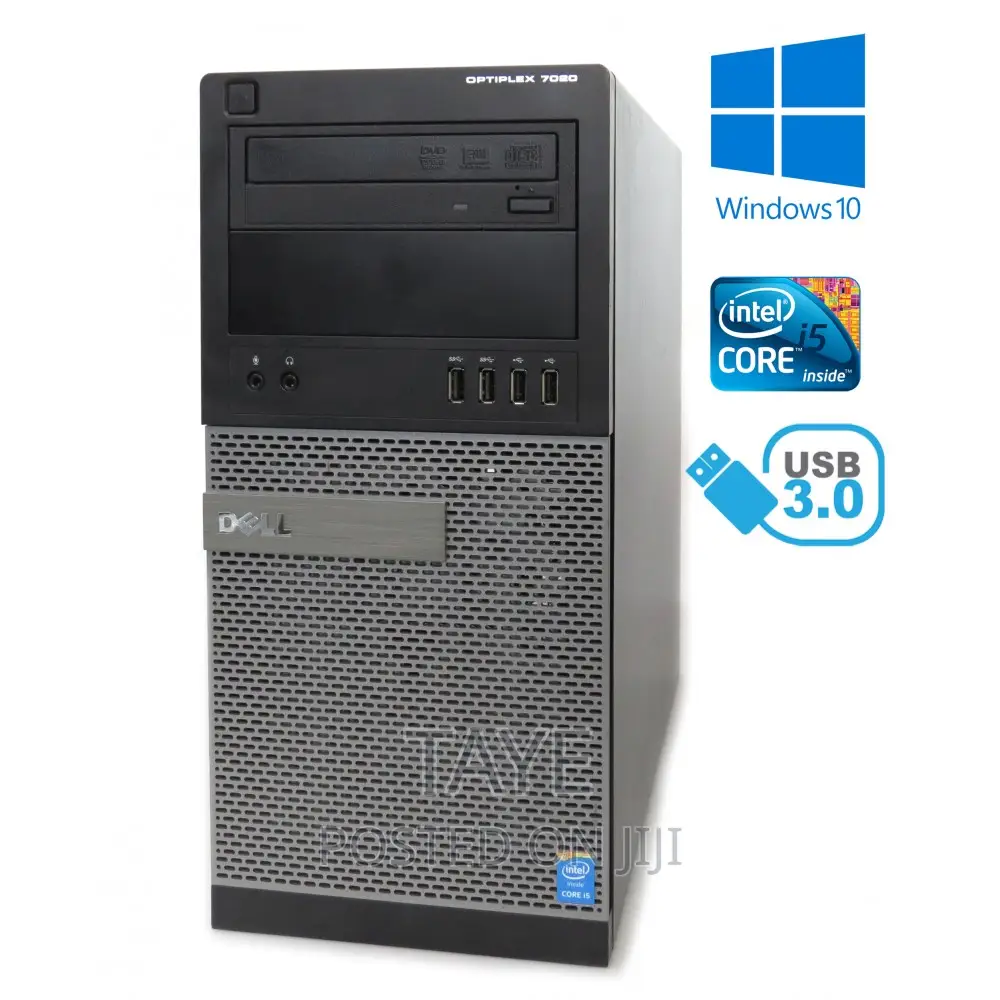 Desktop Computer Dell OptiPlex 7010 4GB Intel Core I5 HDD 512GB