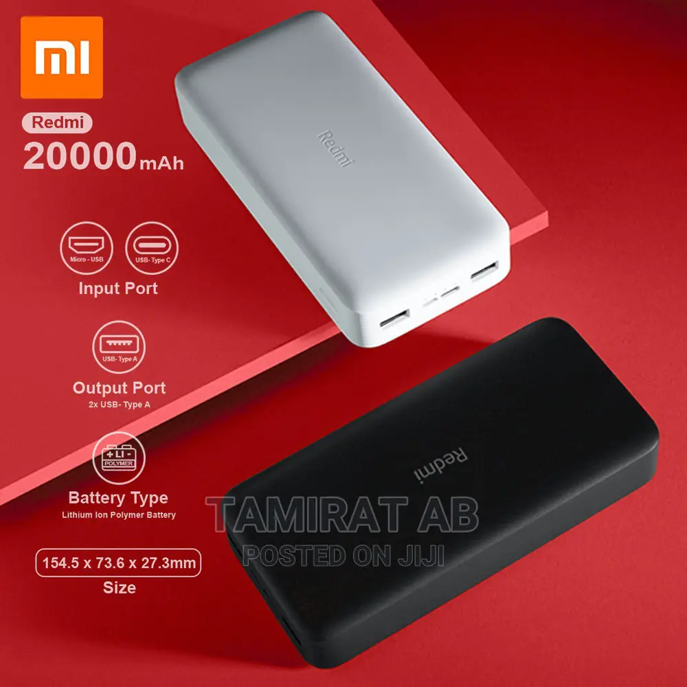 20000 Mah Redmi Fast Charge Power Bank