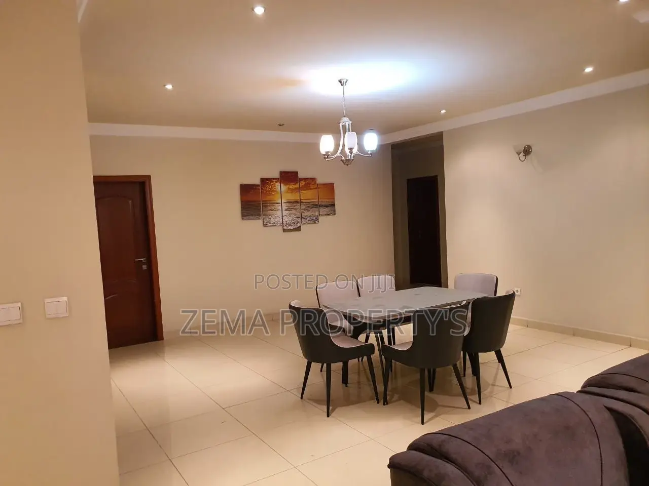 Furnished 3bdrm Apartment in Zema, Bole for rent