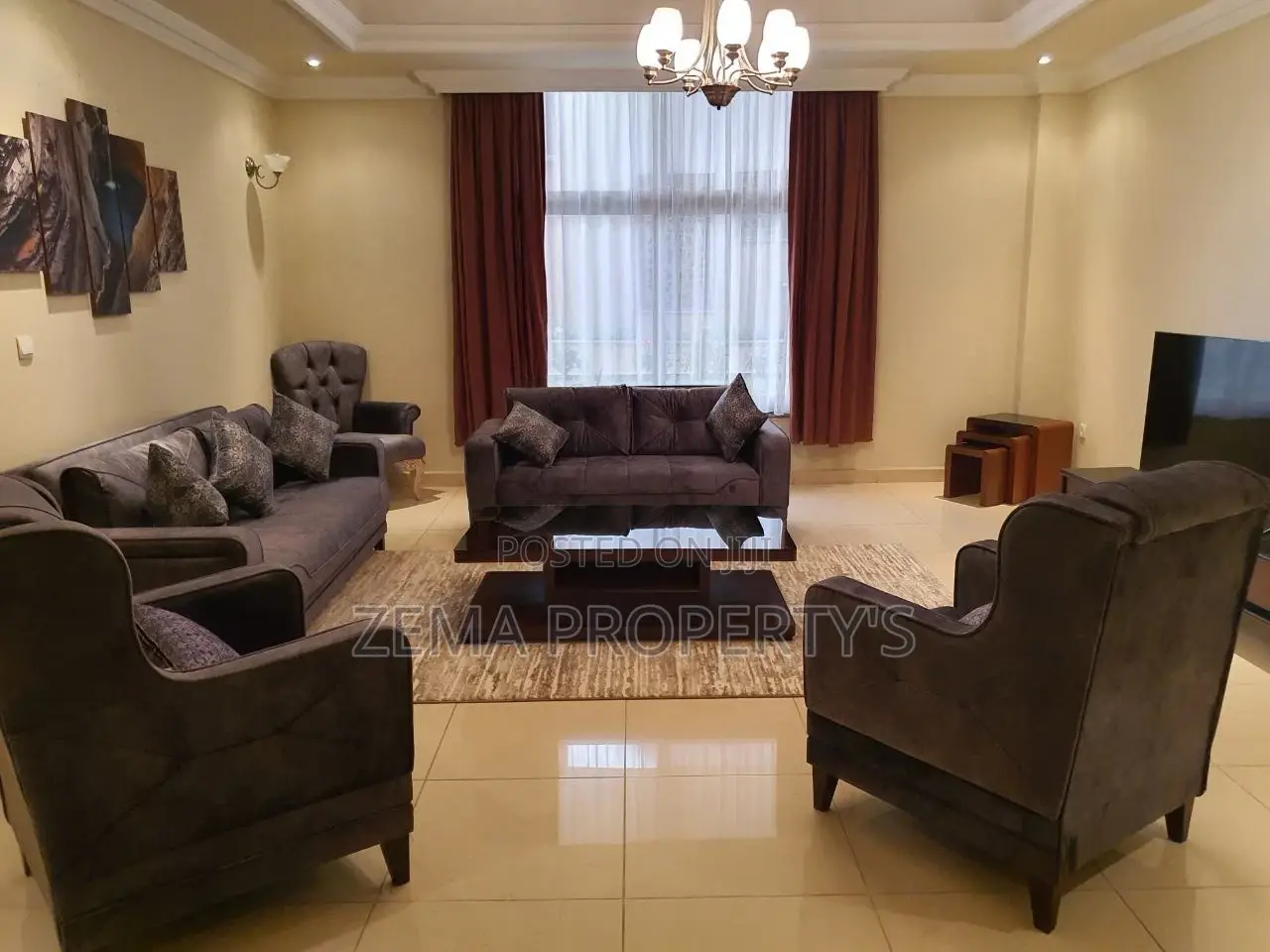 Furnished 3bdrm Apartment in Zema, Bole for rent