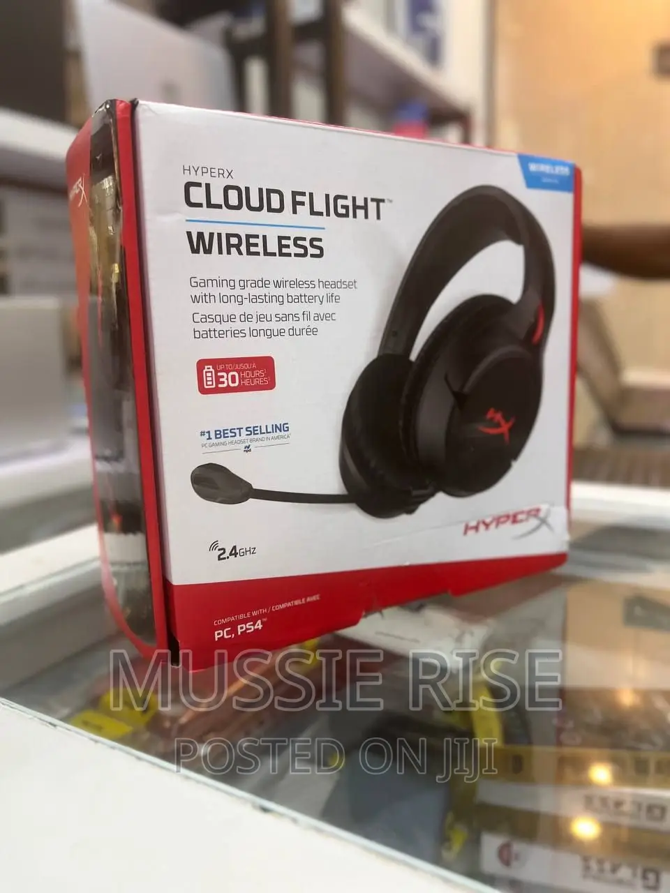 Hyperx Cloud Flight - Wireless Gaming Headset (Black-Red)