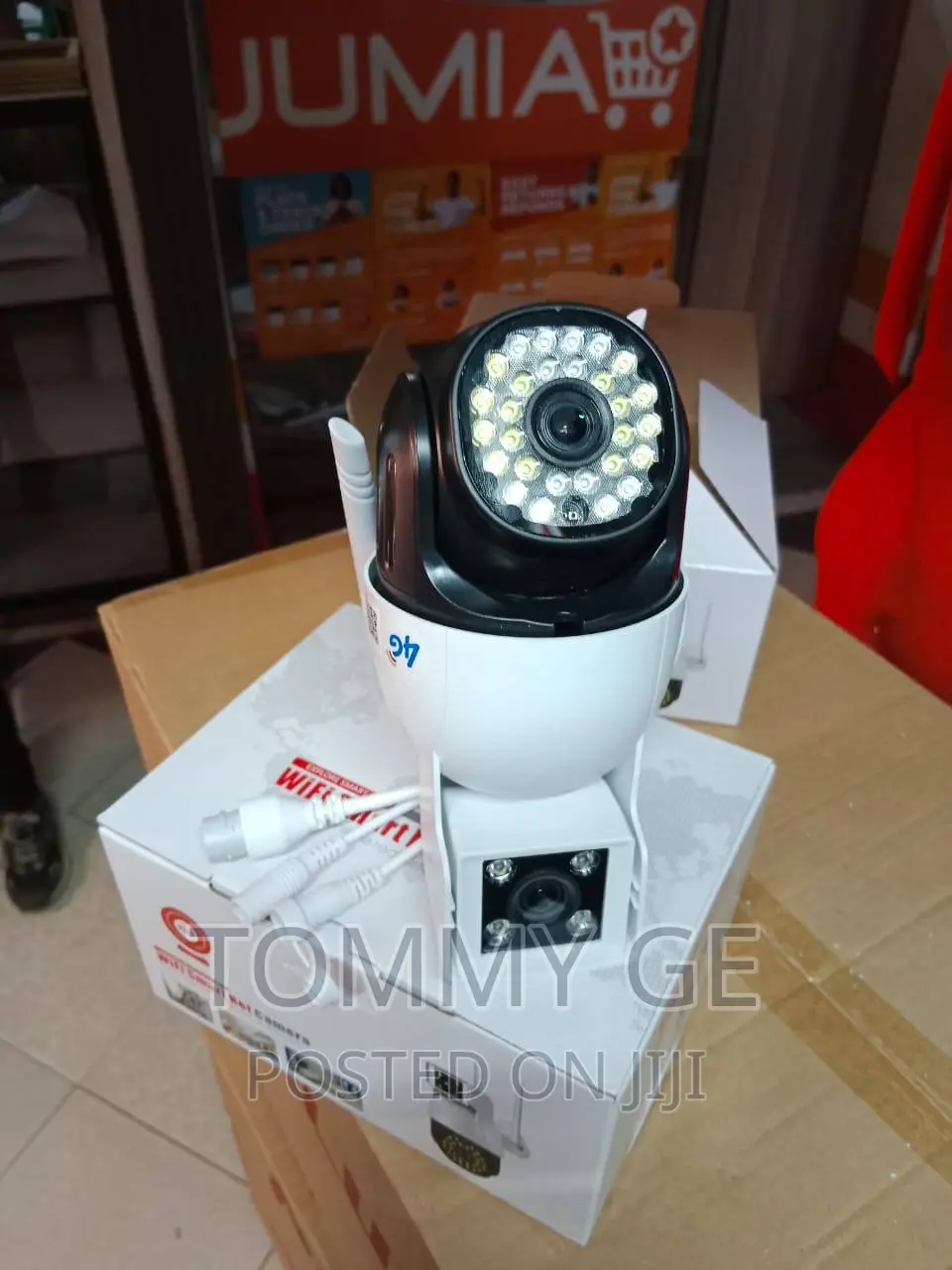 Alarm ያለዉ Solar Security Camera With SIM Card ተቀባይ ለገጠር