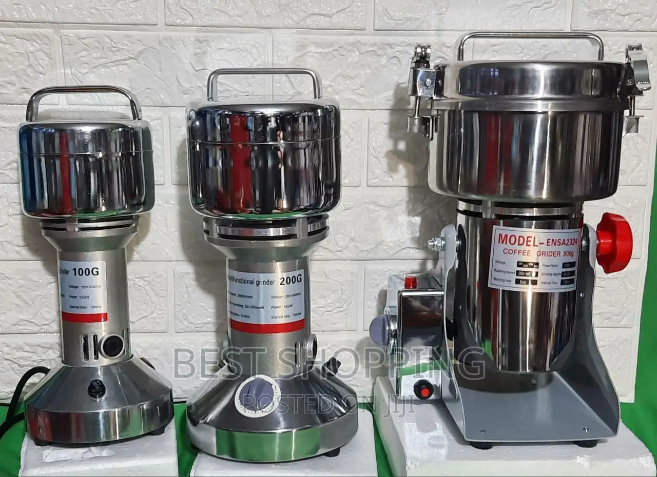 Stainless Steel Grinder Machine ቅመማ ቅመሞች መፍጫ