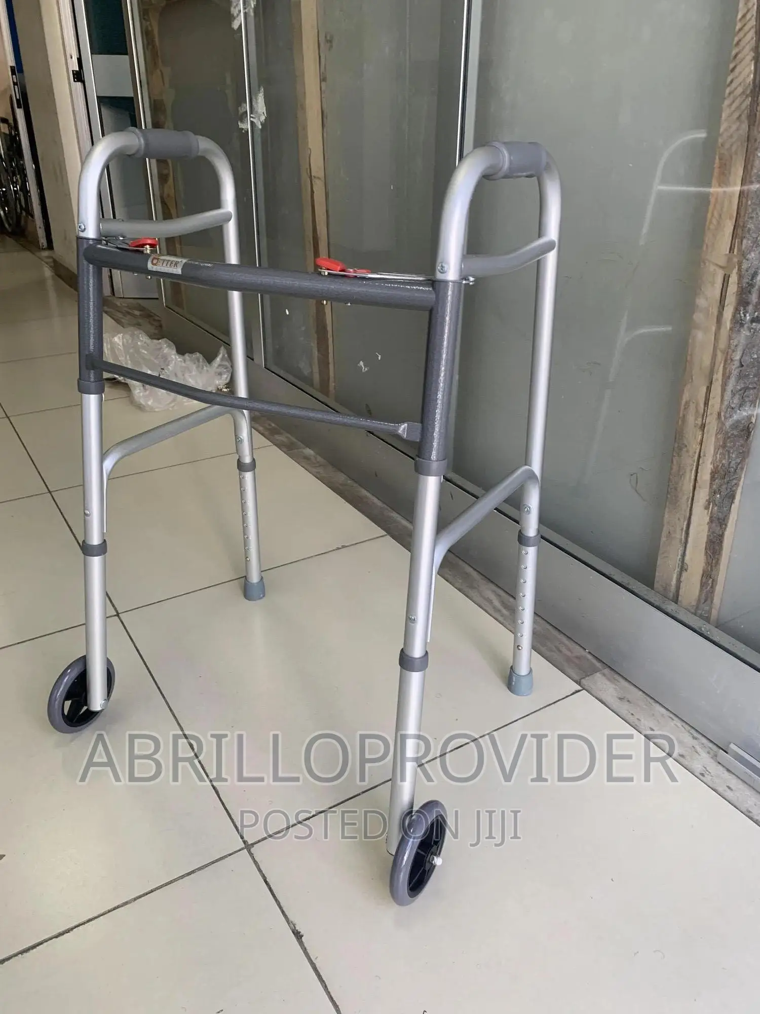Aluminum Lightweight Walker With Wheels, Walker for Seniors,