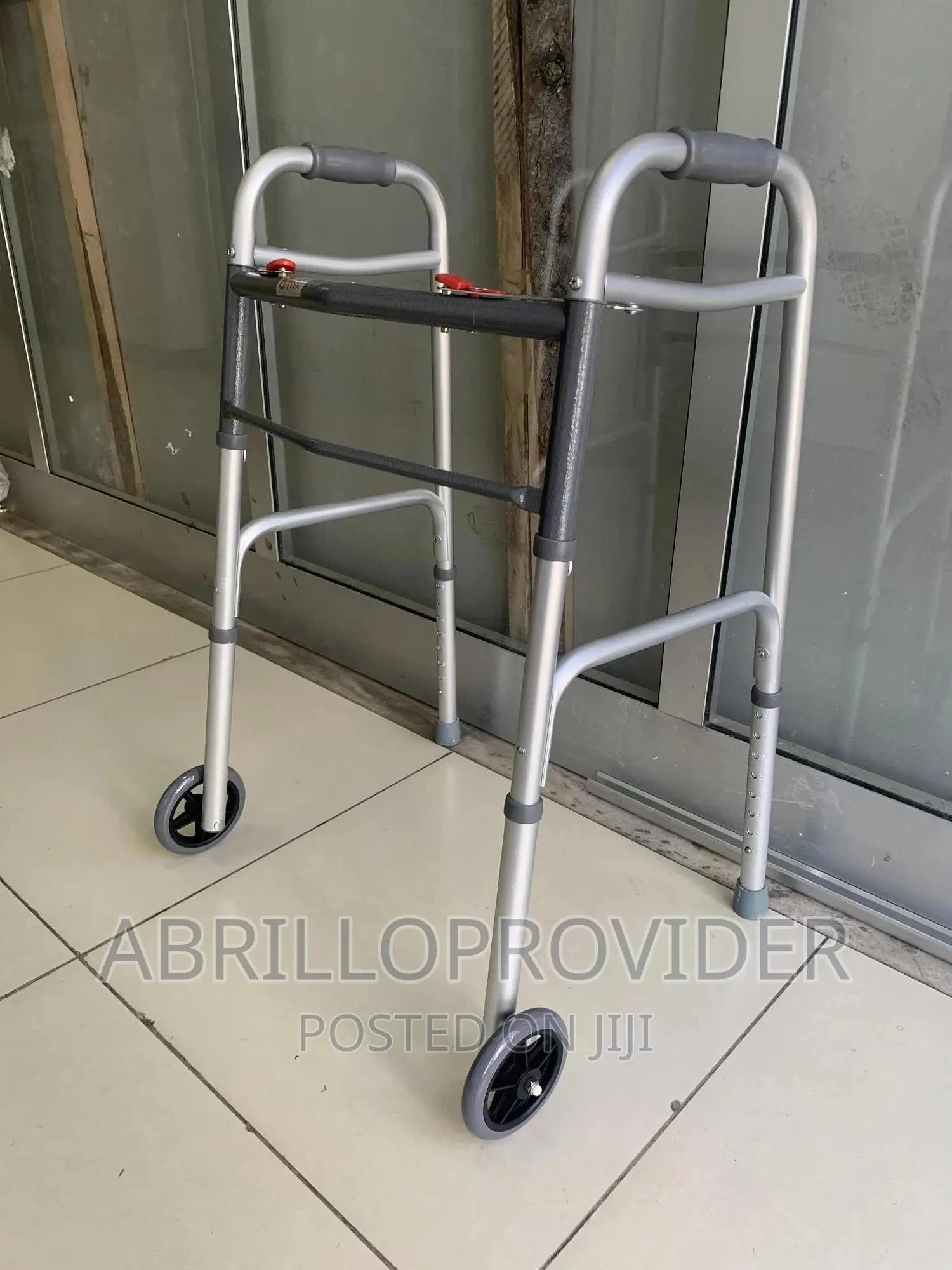 Folding Walker W\Wheels, Rolling Walker, Front Wheel Walker