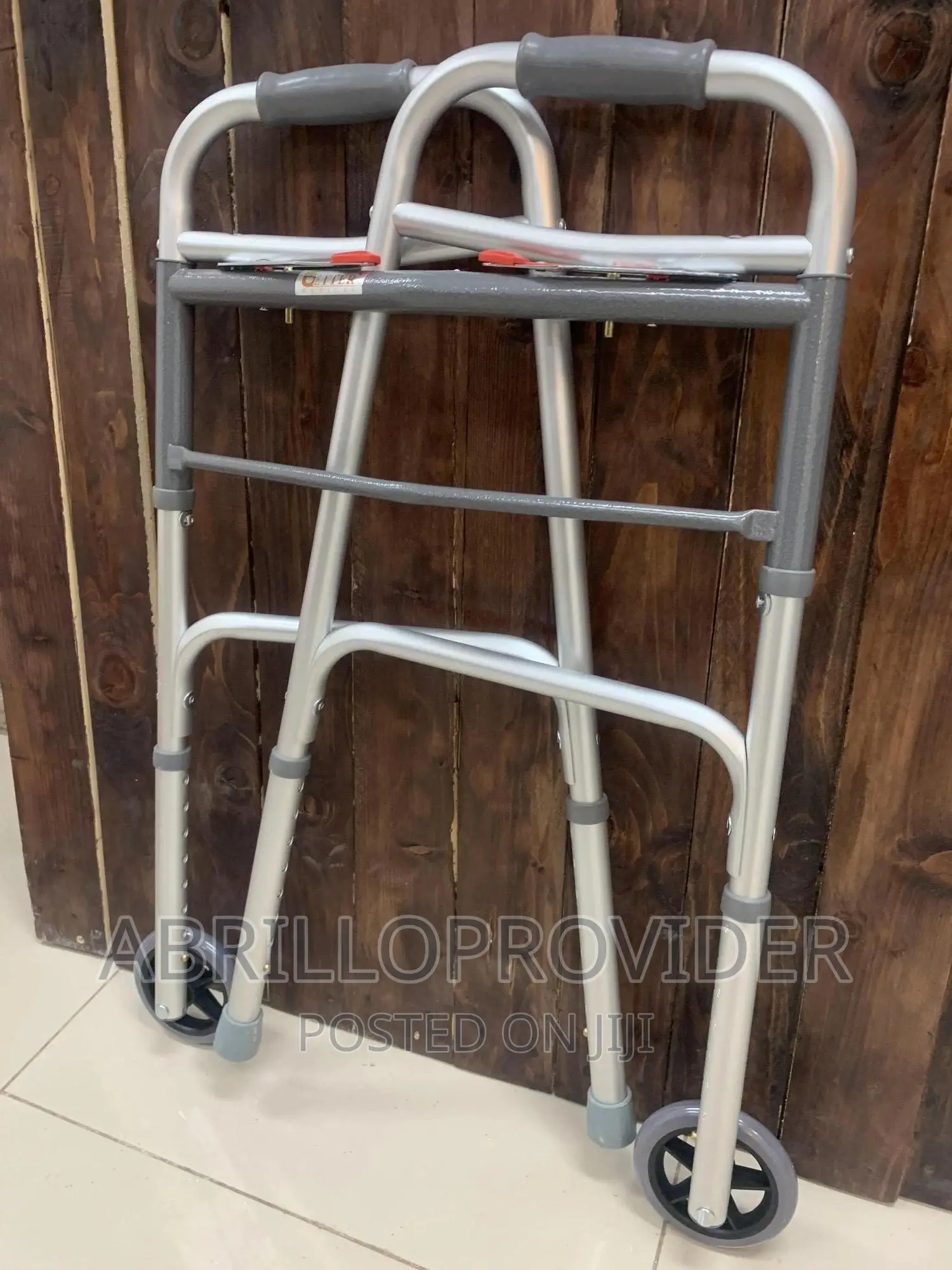 Folding Walker With Wheels,Full Option Walker=Walker=Walker