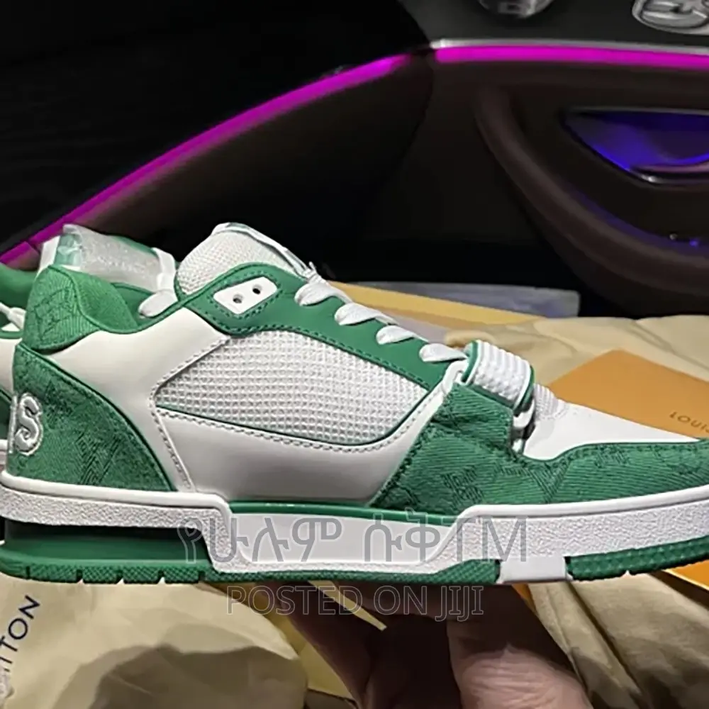 Original Louis Vuitton LV Velcro Monogram Strap Shoes