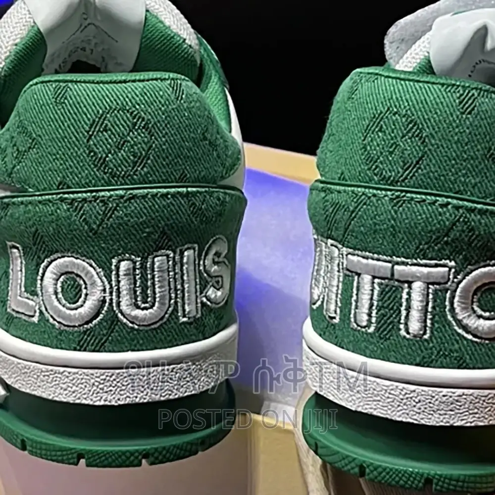 Original Louis Vuitton LV Velcro Monogram Strap Shoes