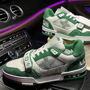 Original Louis Vuitton LV Velcro Monogram Strap Shoes