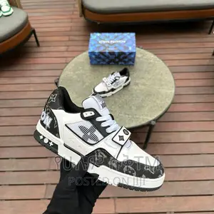 Original Louis Vuitton LV Velcro Strap Monogram Shoes