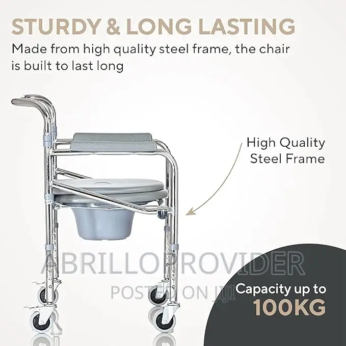 Commode Chairs Toilet Seat,Bathroom Wheelchairs Toilet Chair