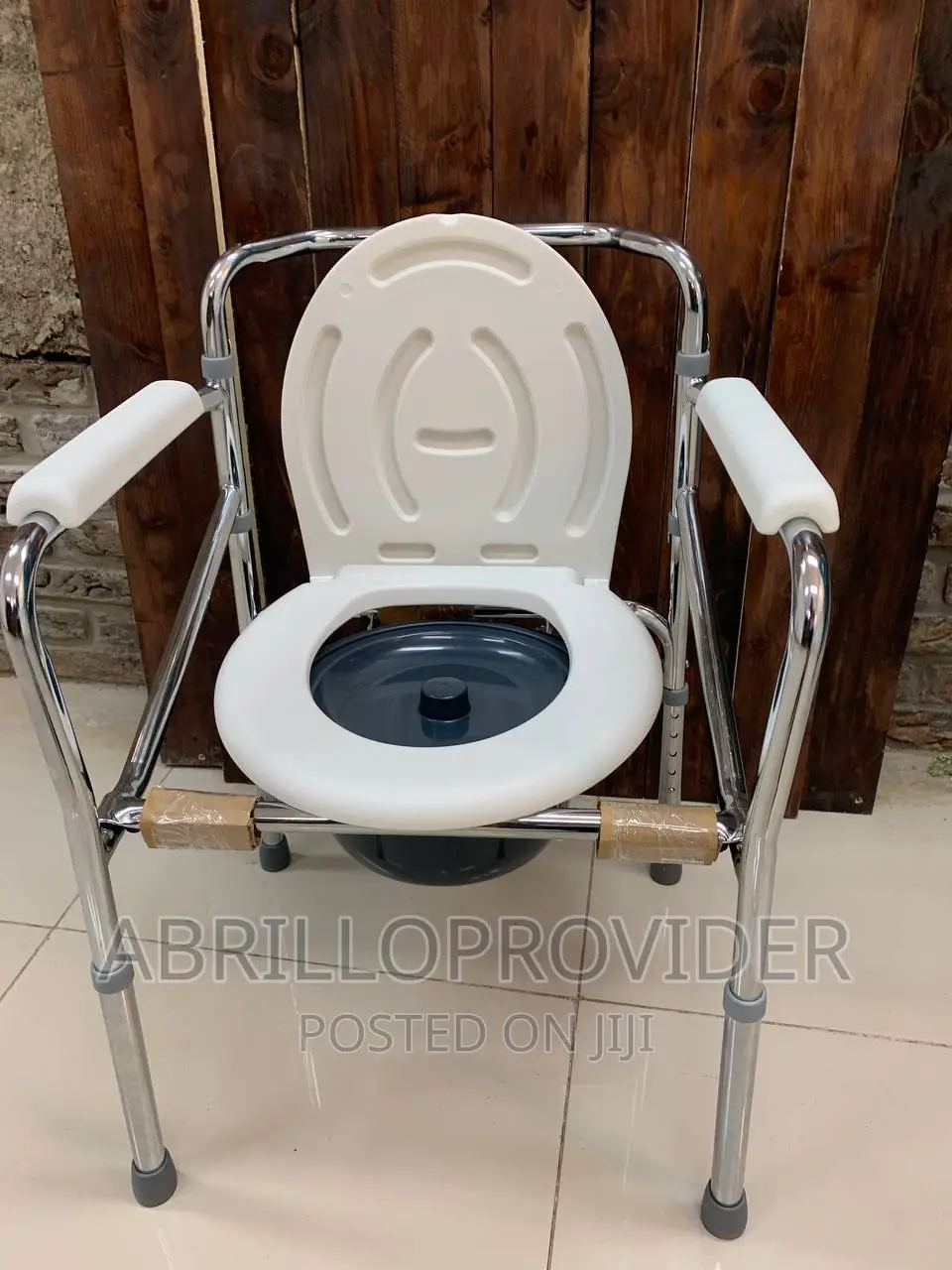 Adjustable Commode Chair for Elderly Disabled, Over Toilet