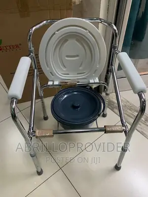 SMARTCARE Portable Height Adjustable Commode Chair W\TOILET