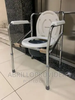 Photo - Commode Chair Steel With Pot|Toilet Sitting Chair|Toilet