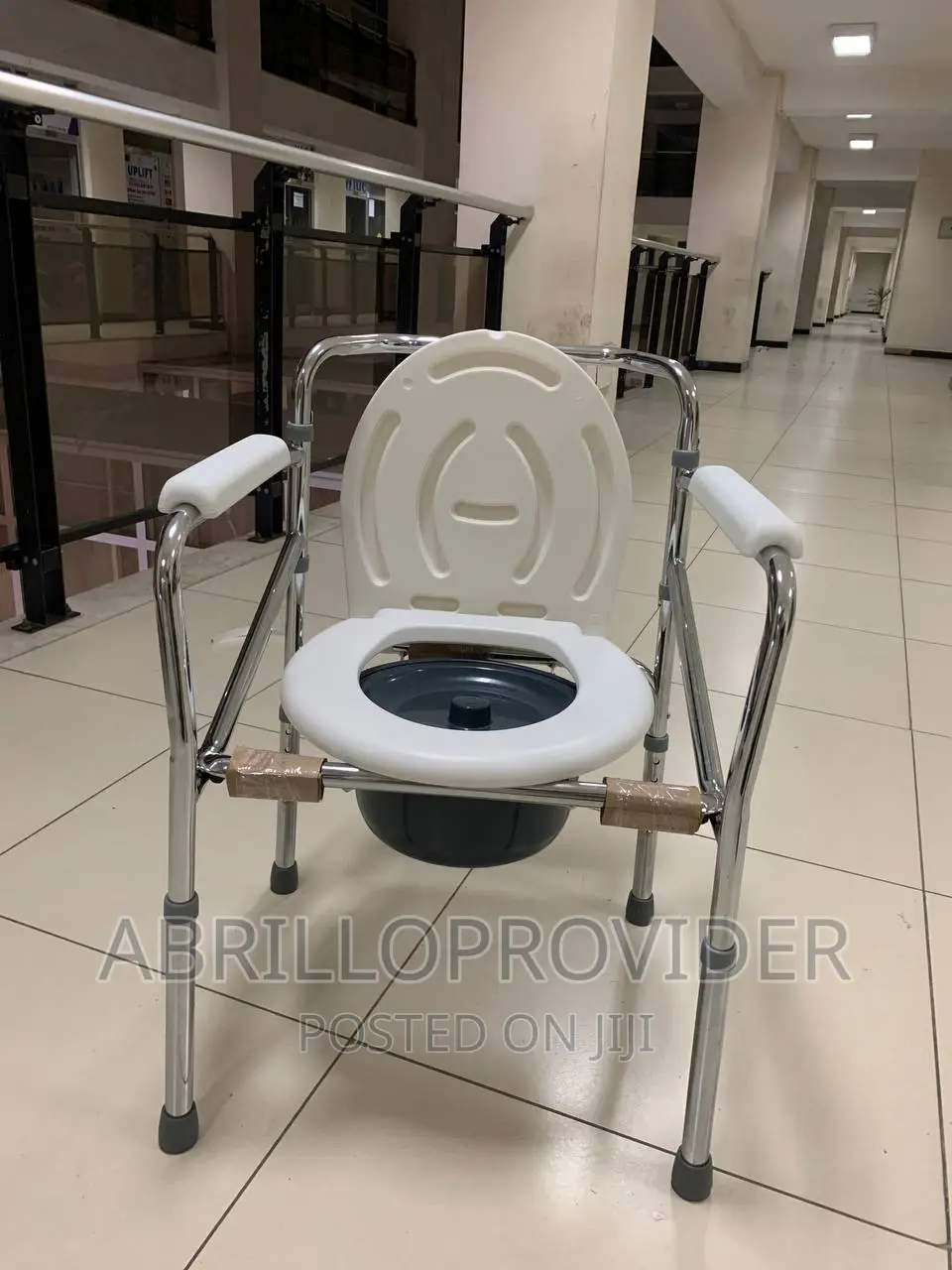 Adjustable Commode Chair With Commode Pot| Toilet Chair