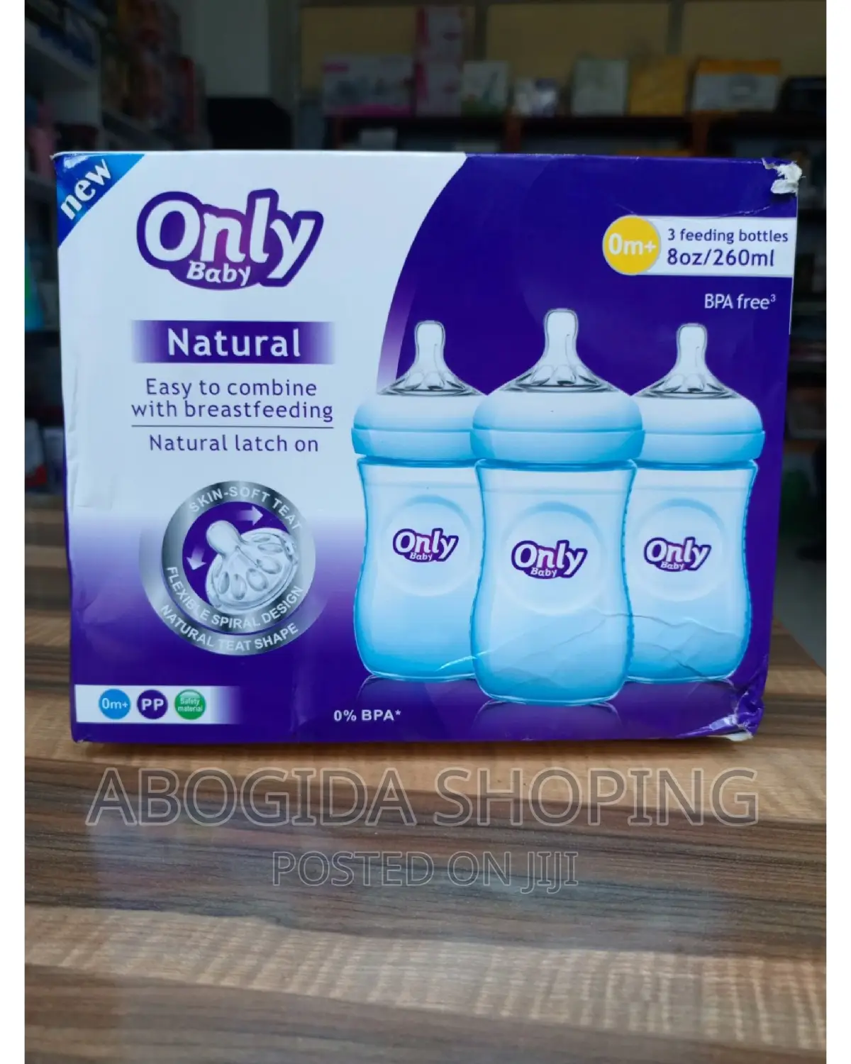 3pcs Only Baby Feeding Bottles