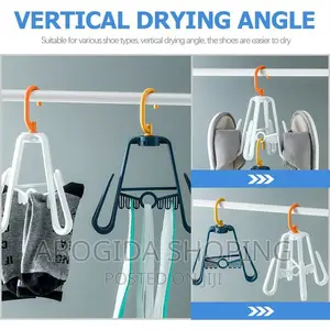 Multi-Functional Rotating Shoe Drying Rack