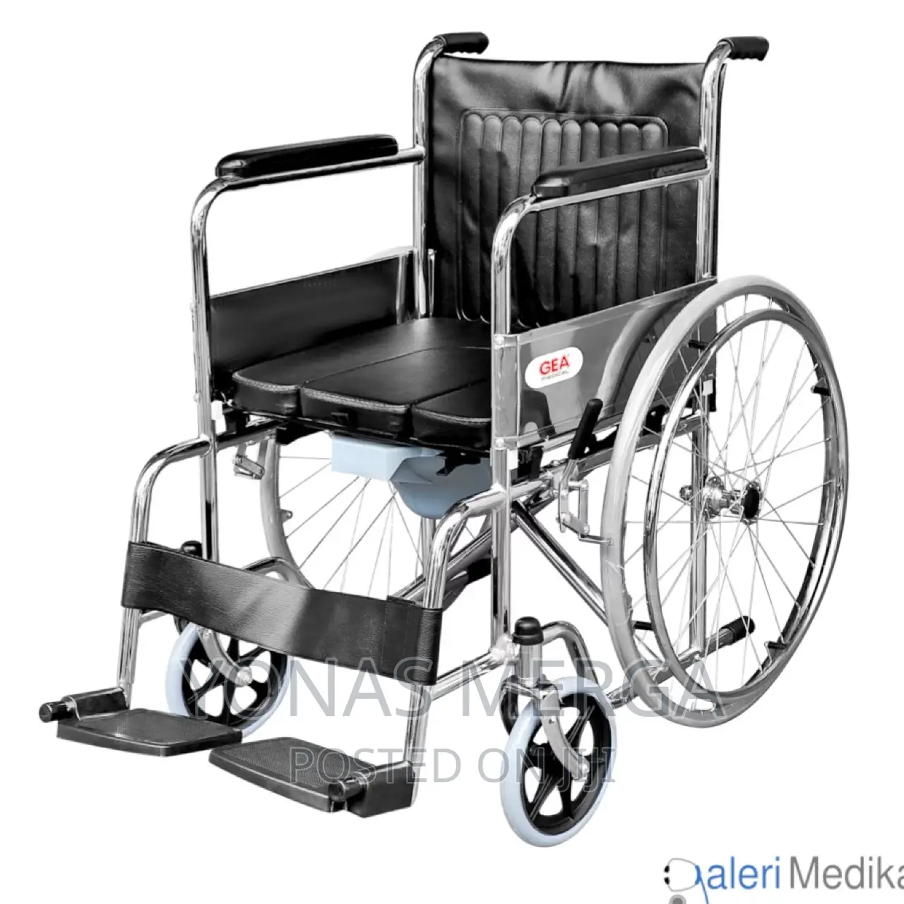 Shower Wheelchair Commode Wheelchair, Full Option - Sq1012