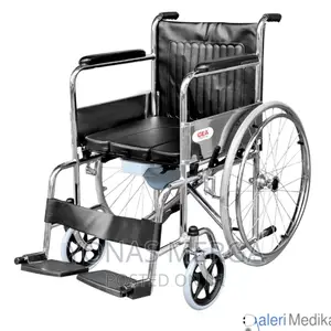 Shower Wheelchair Commode Wheelchair, Full Option - Sq1012