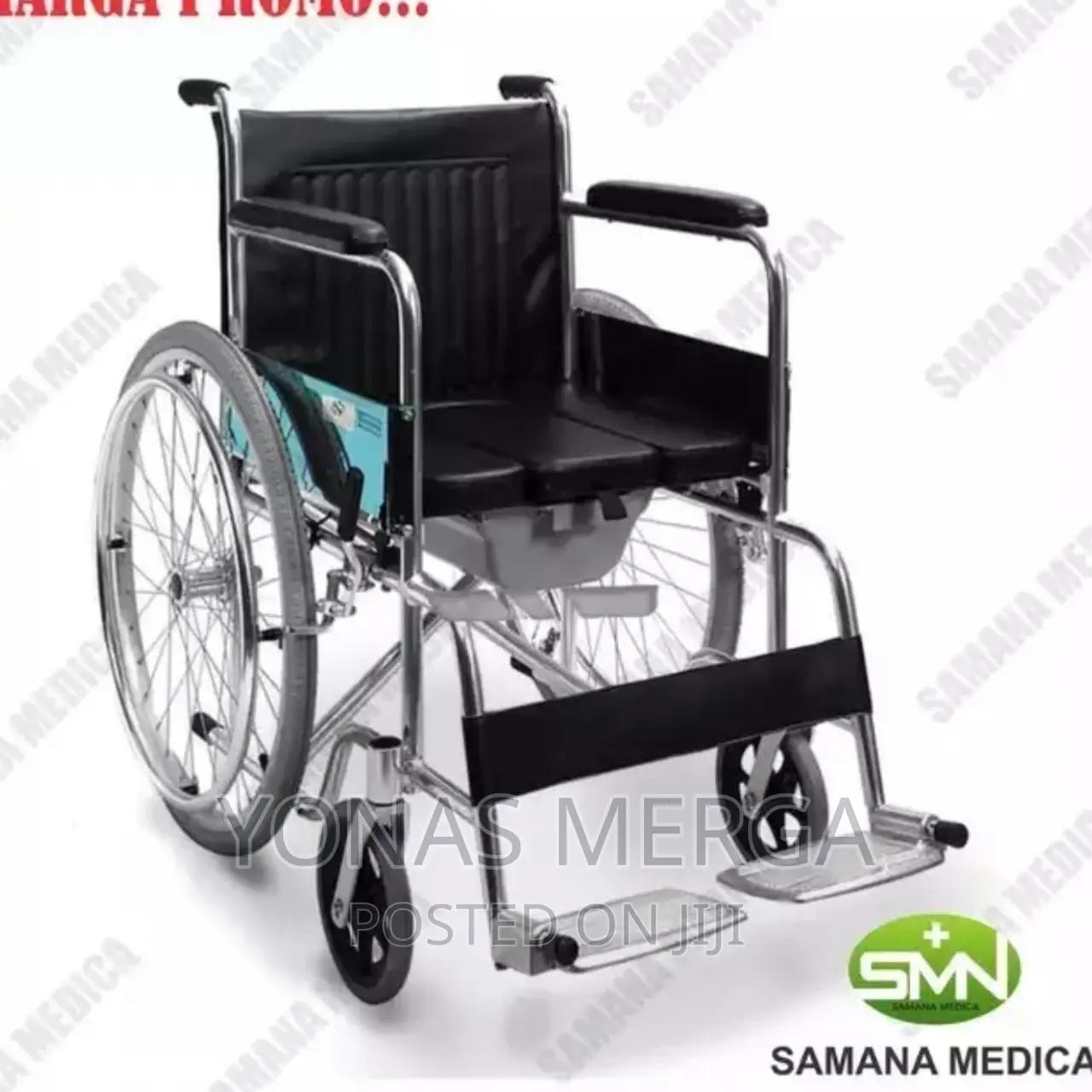 Wheelchair Prime PR 681/62(Arm Foot Rest)Commode Wheel Chair